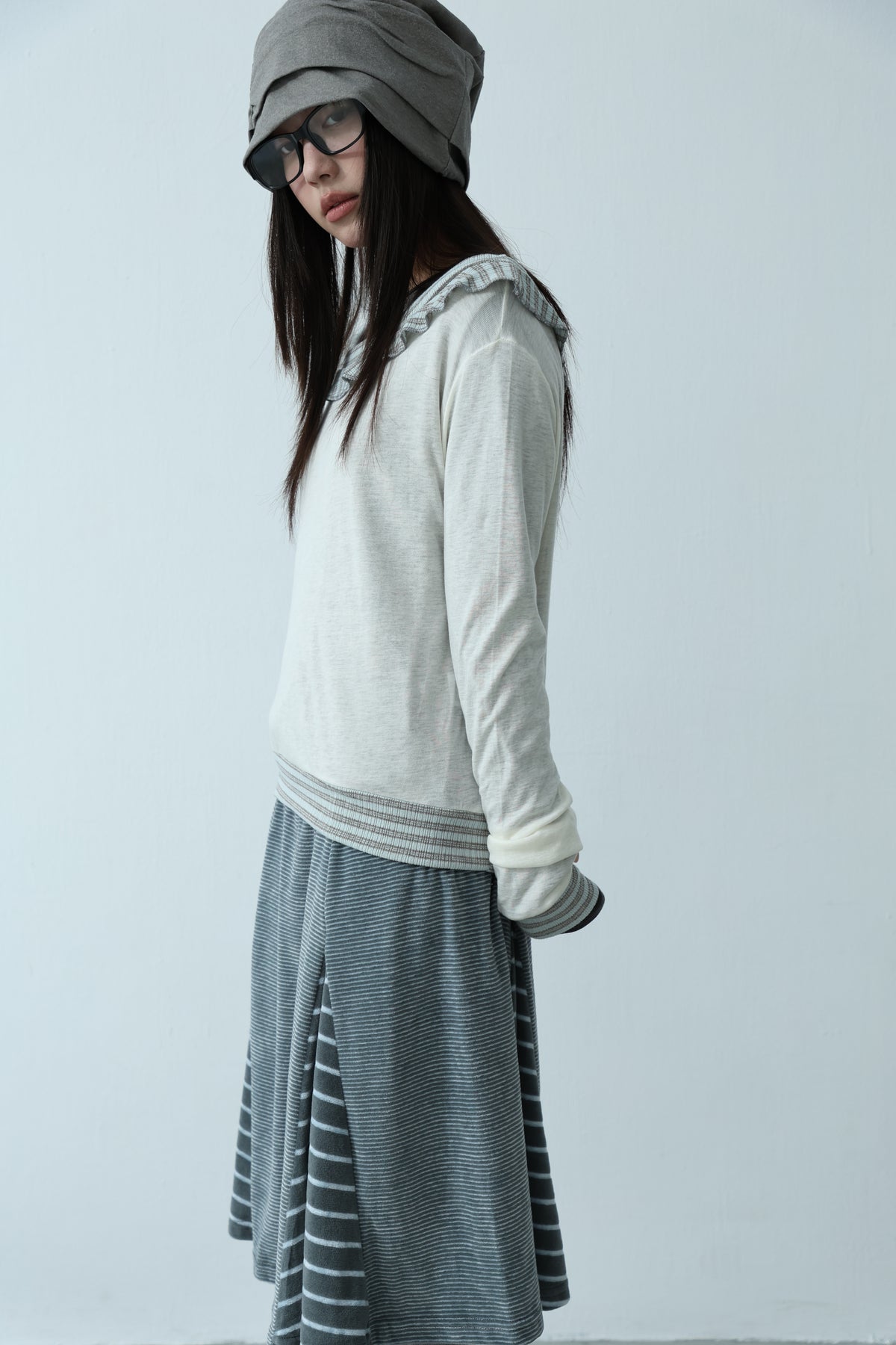 Striped Patchwork Top