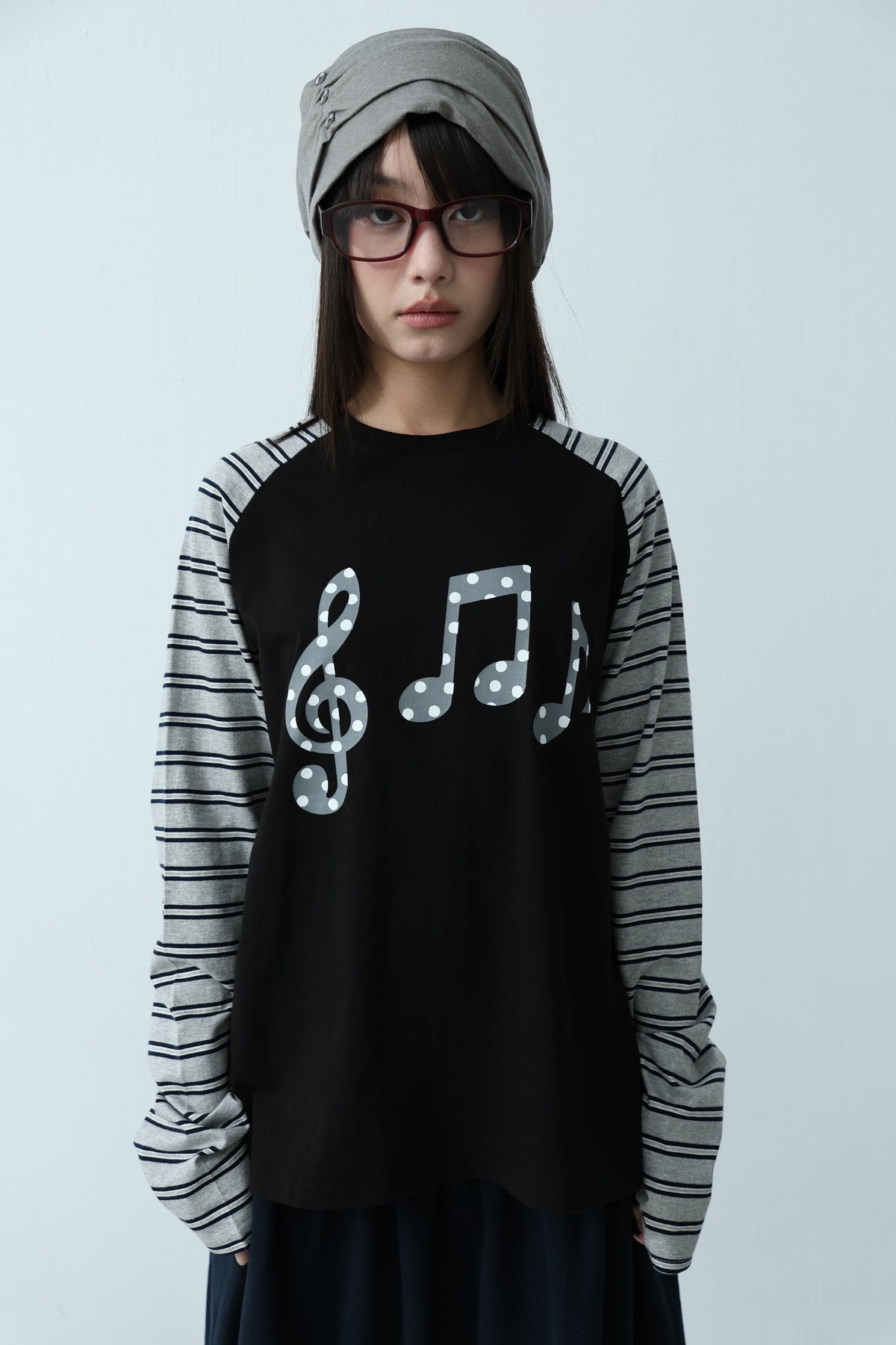 Melody Note Shoulder Top