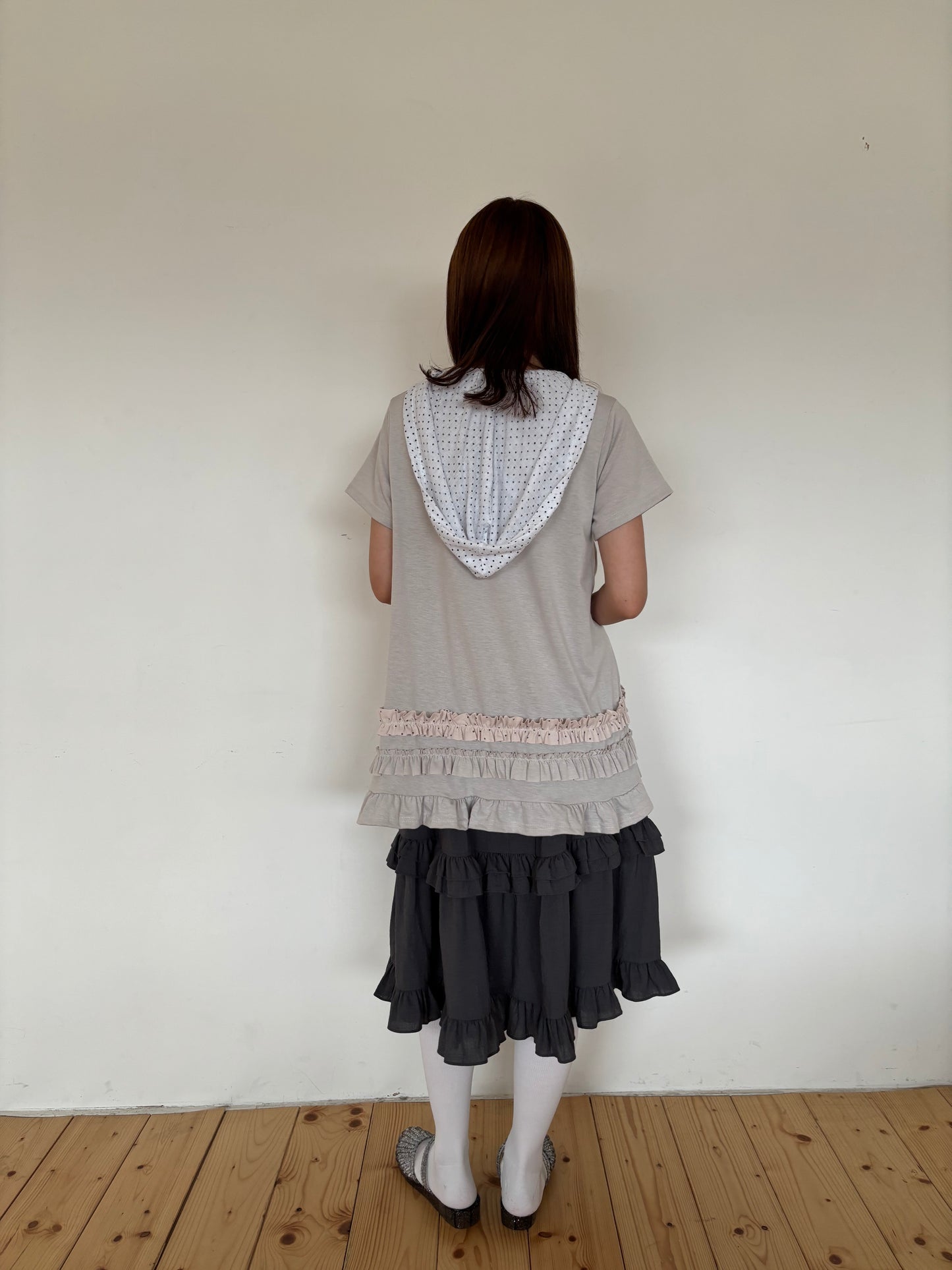 Cascade Midi Skirt