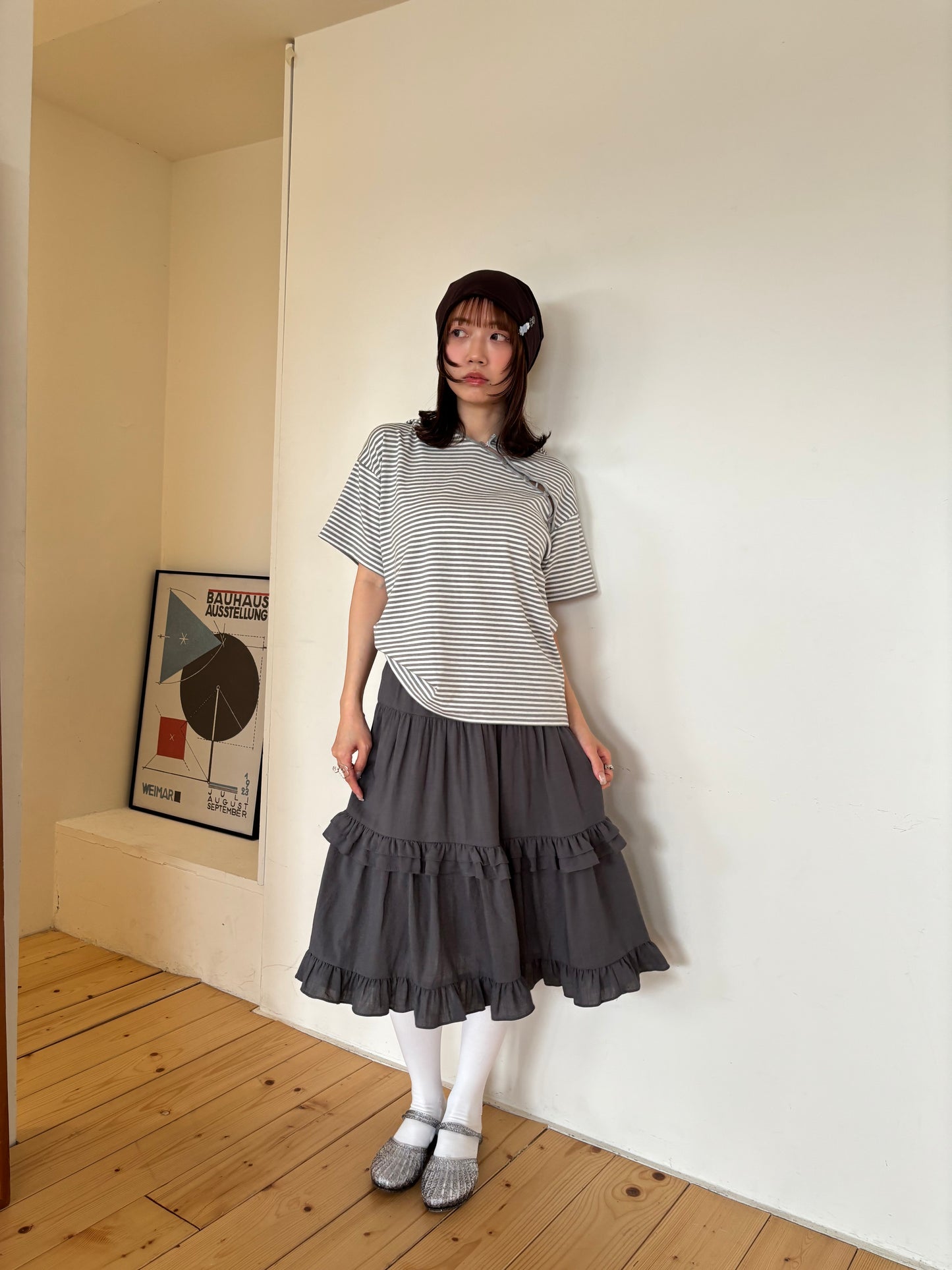 Cascade Midi Skirt