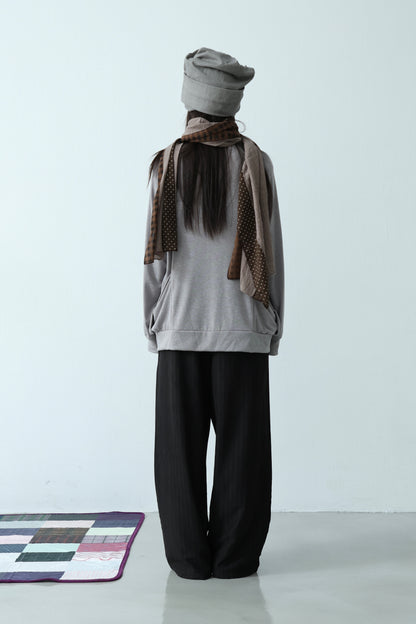 Open collar with bow and bow