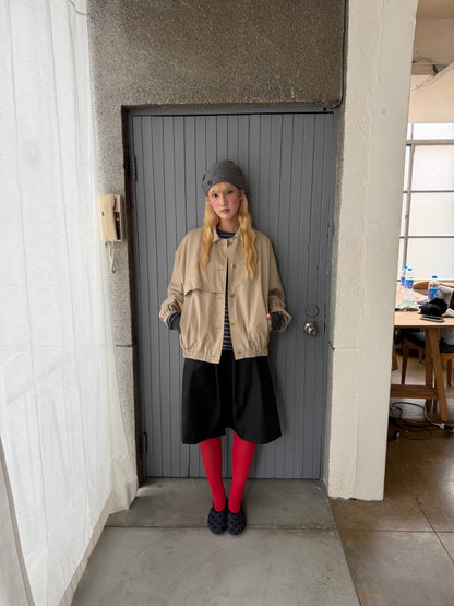 Workwear pocket button loose jacket