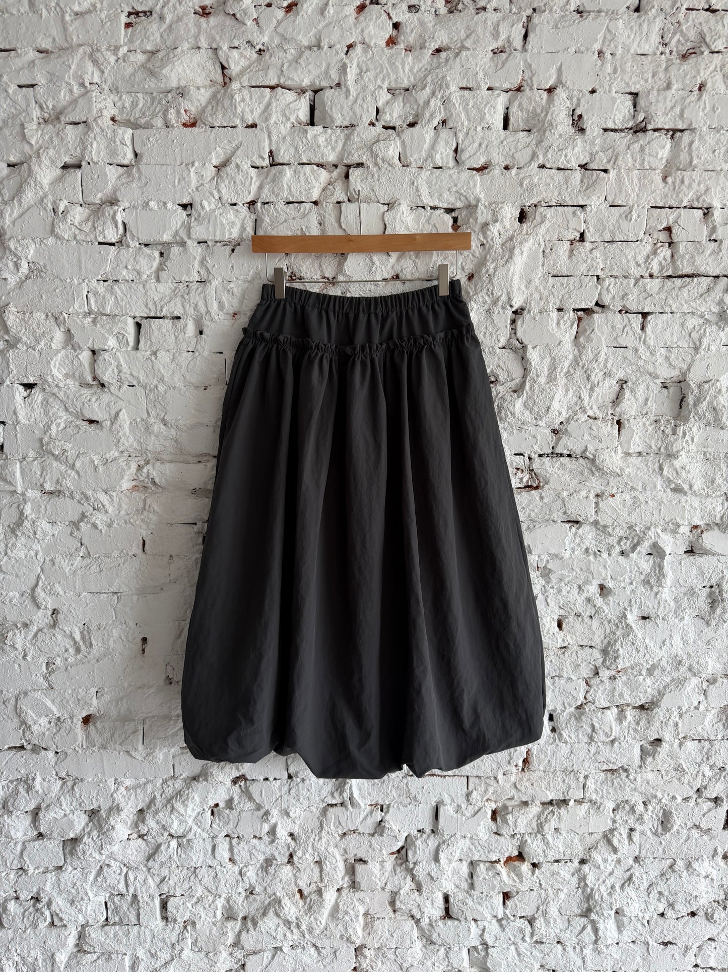 Nylon lace balloon skirt