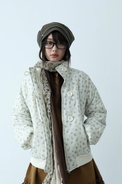 Floral Quilted Coat