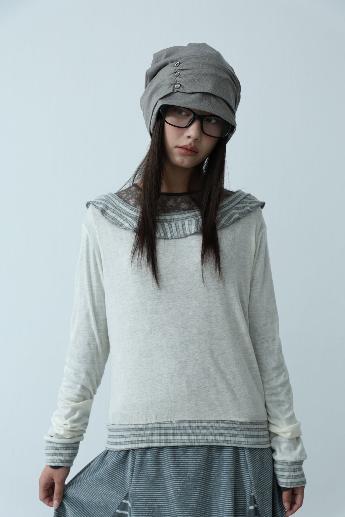 Cotton button cap