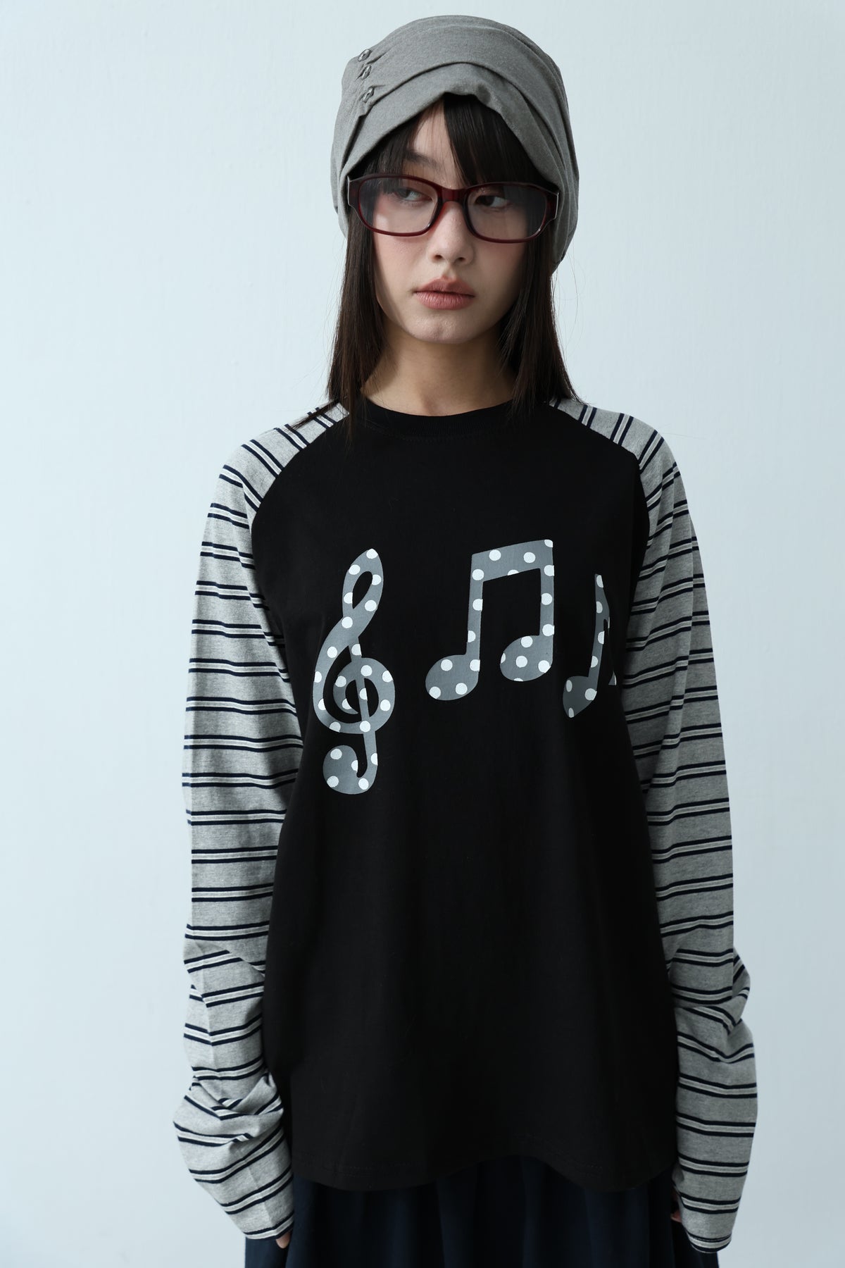 Melody Note Shoulder Top