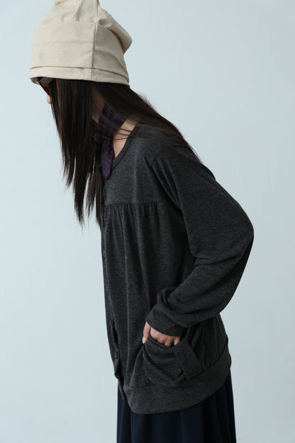 Open collar with bow and bow