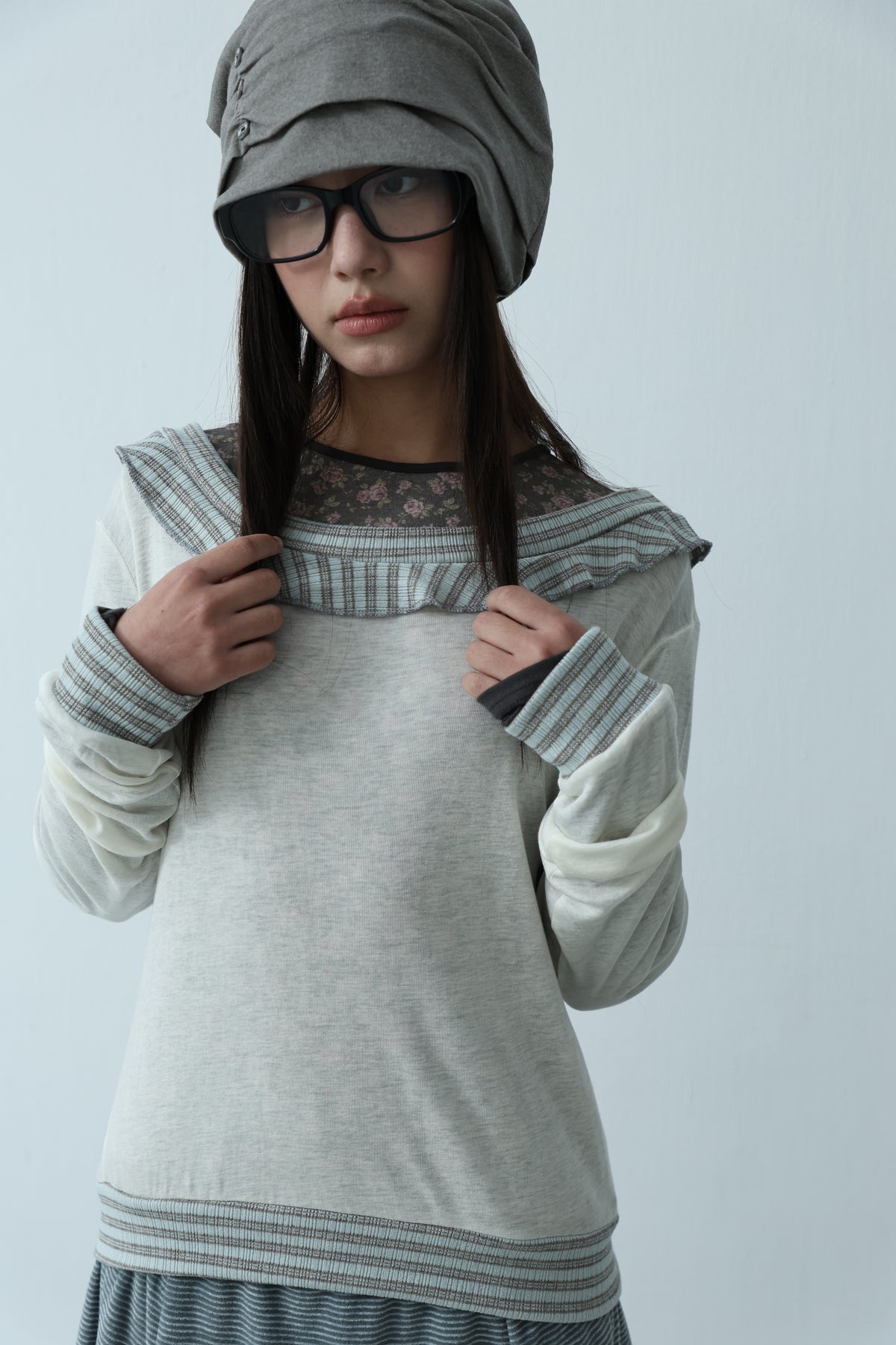 Striped Patchwork Top