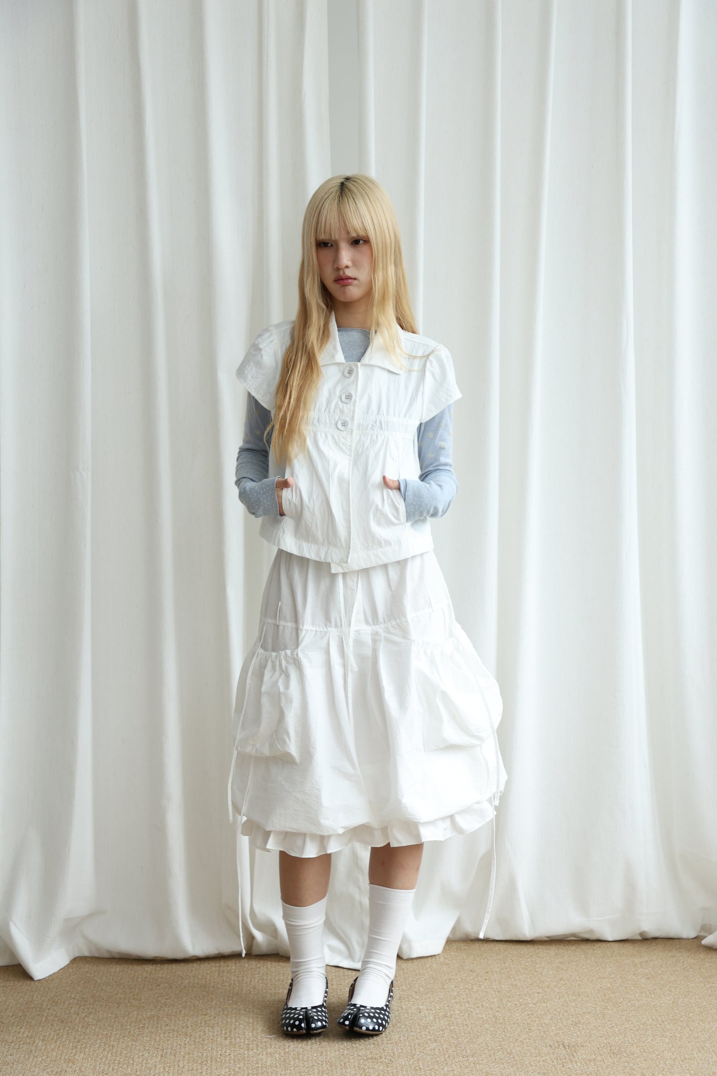 Nylon Pocket Balloon Skirt