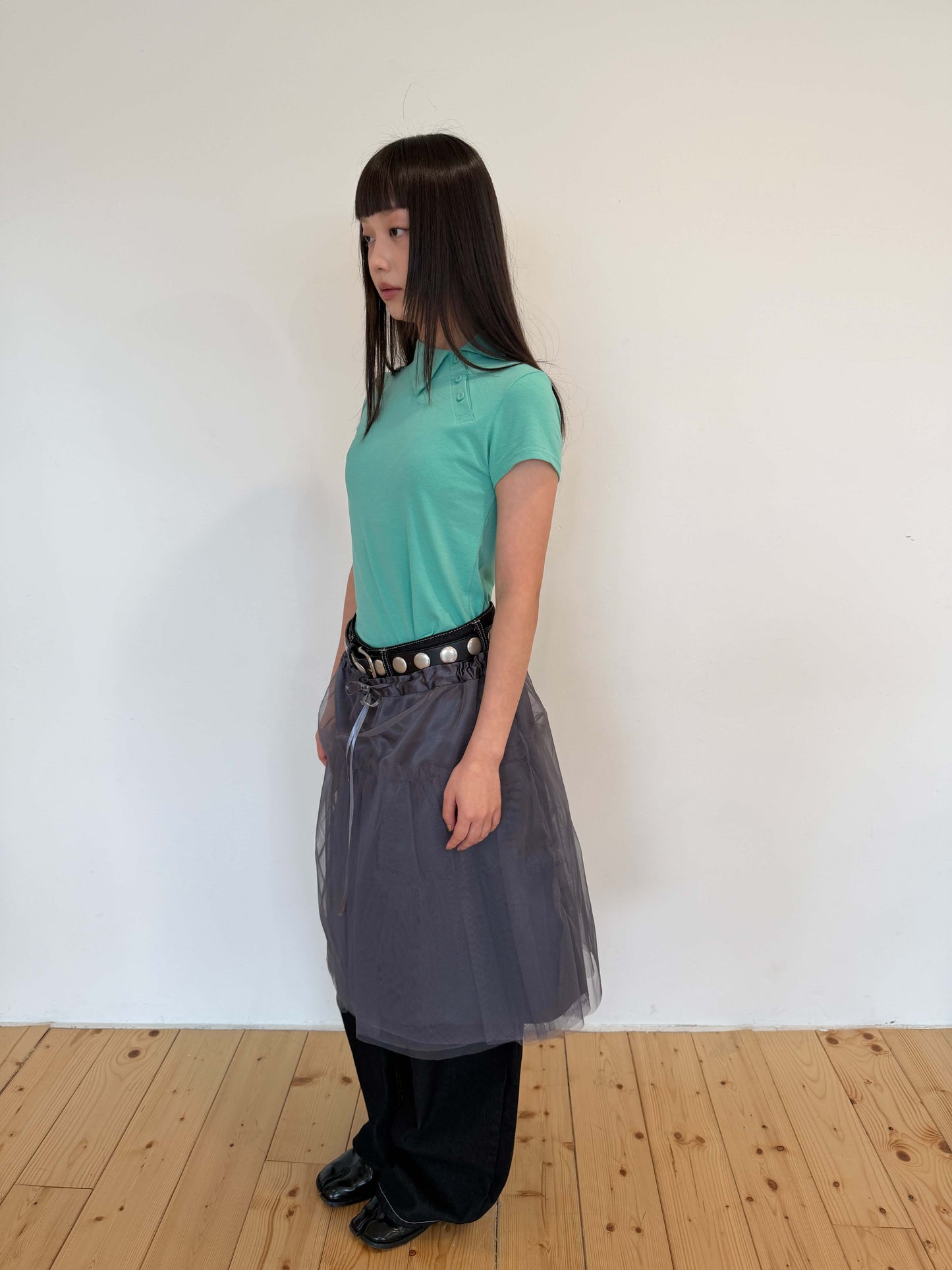 Embroidered loose-fitting work jeans