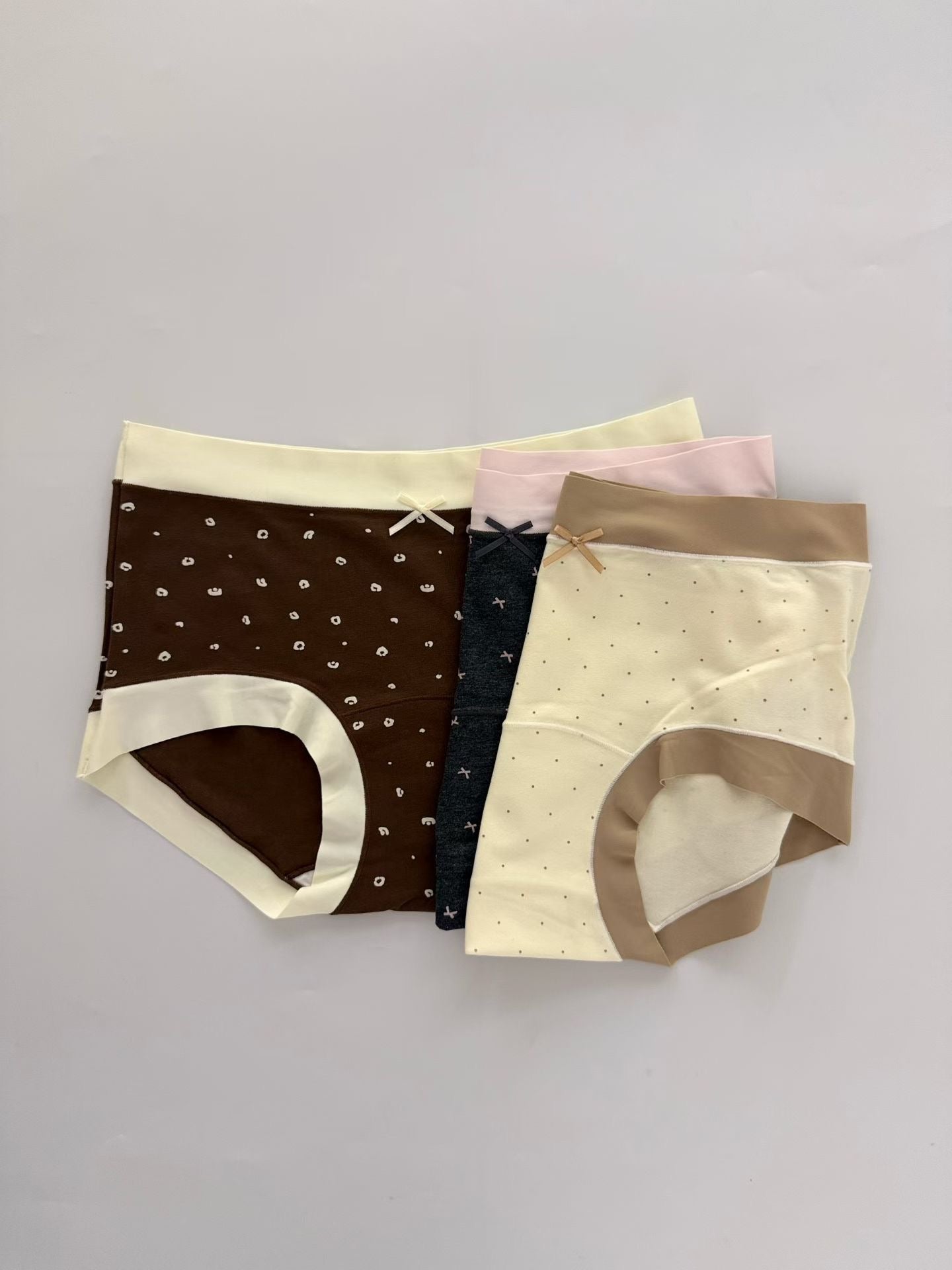 韓國製 拼接內褲 set (3入）