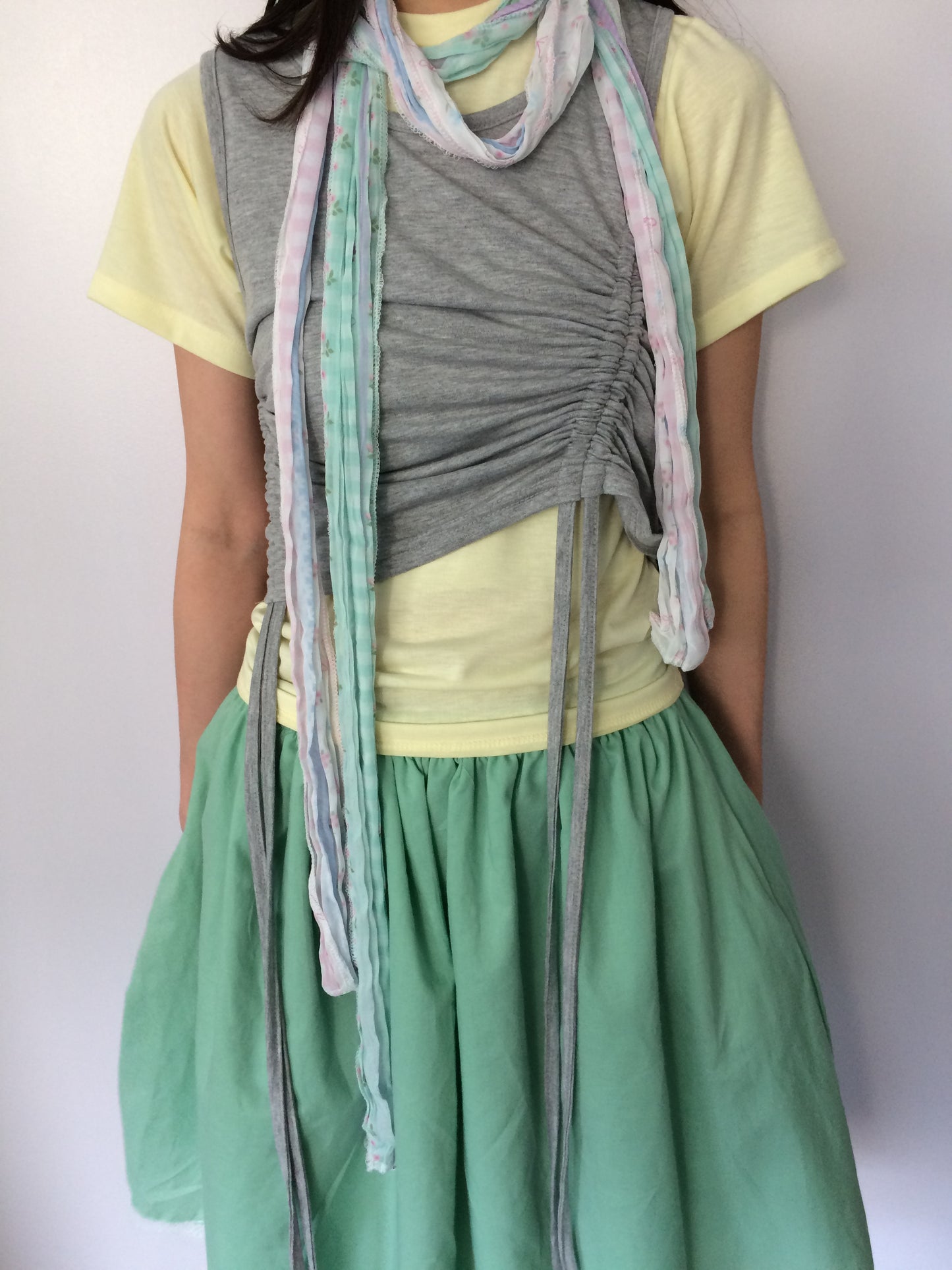 Two-piece vest top set