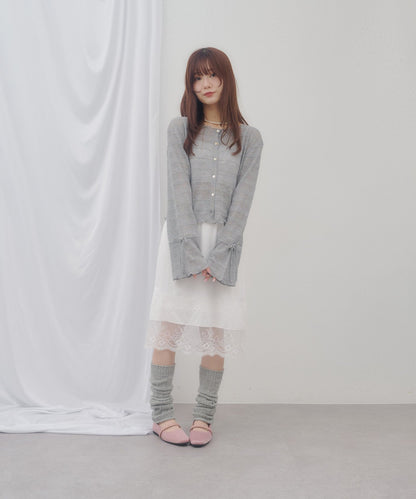 （sale 至9/21 22:00）Discoat umm. 蕾絲拼接緞面裙