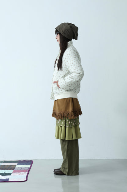 Floral Quilted Coat