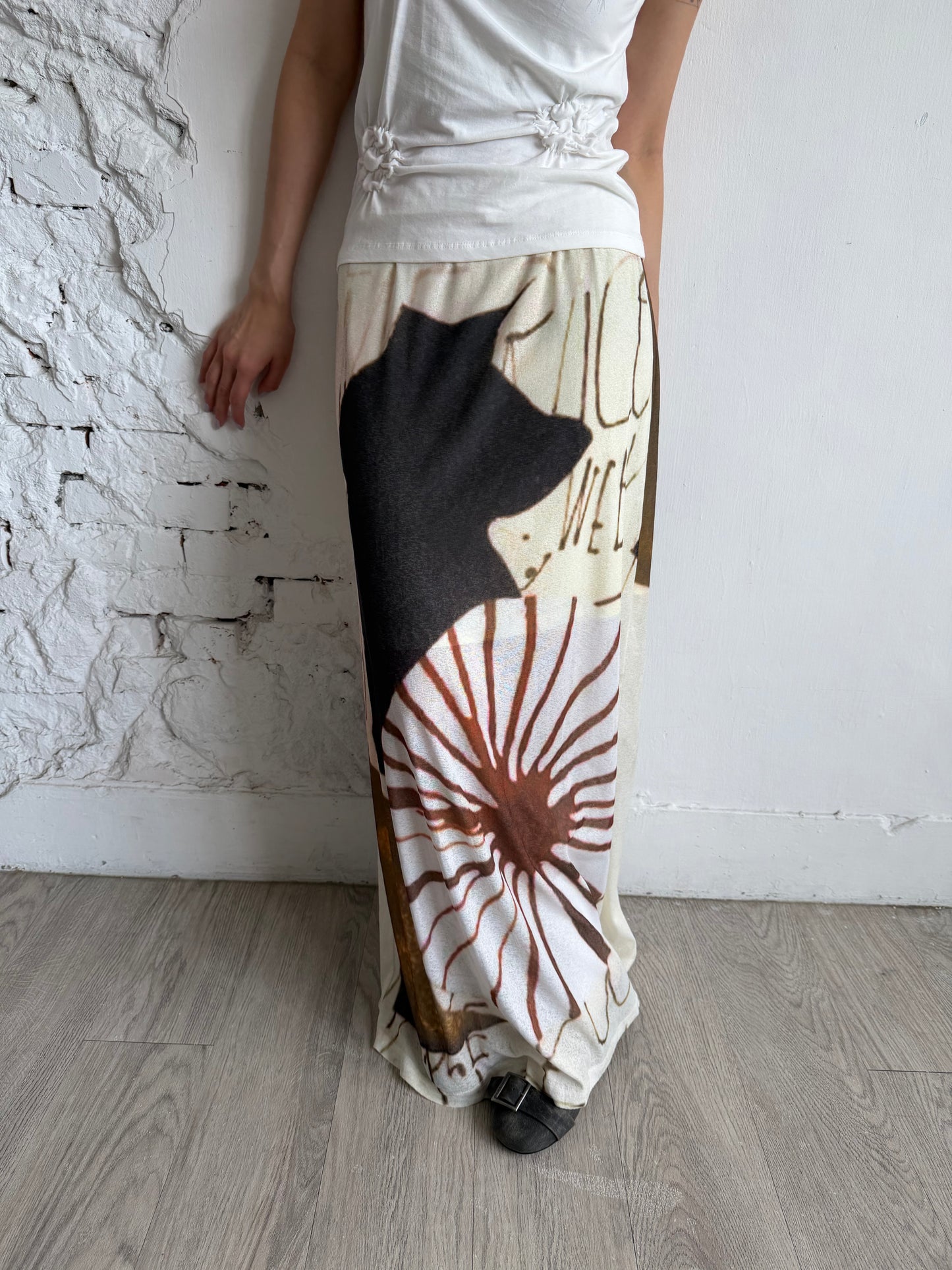 Double-sided printed dress