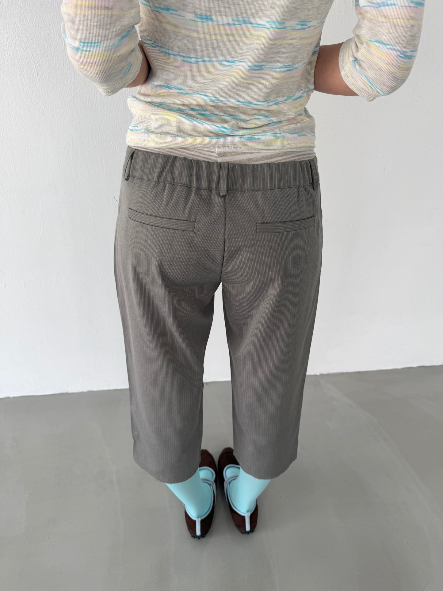 Suit lace capri pants