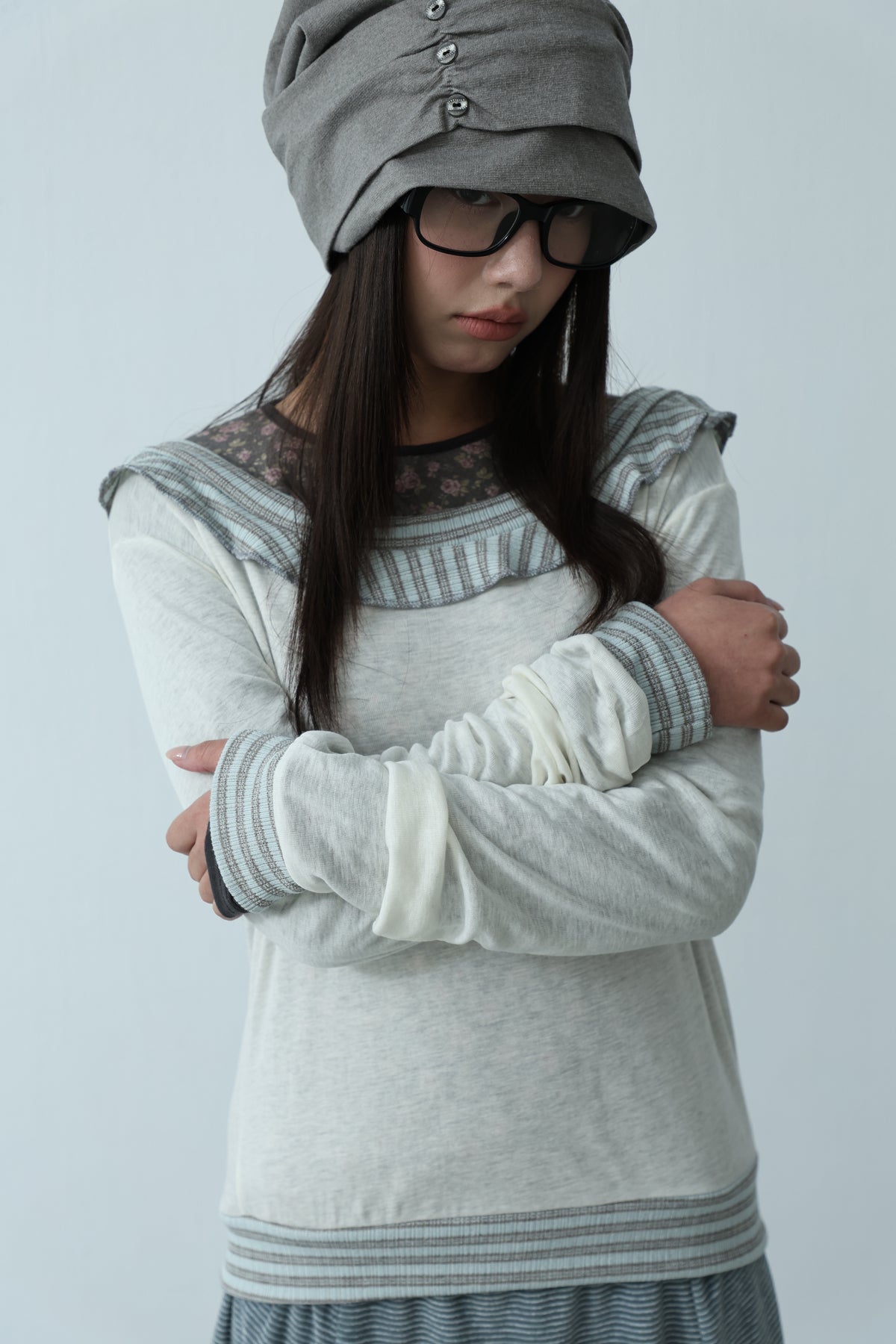 Striped Patchwork Top