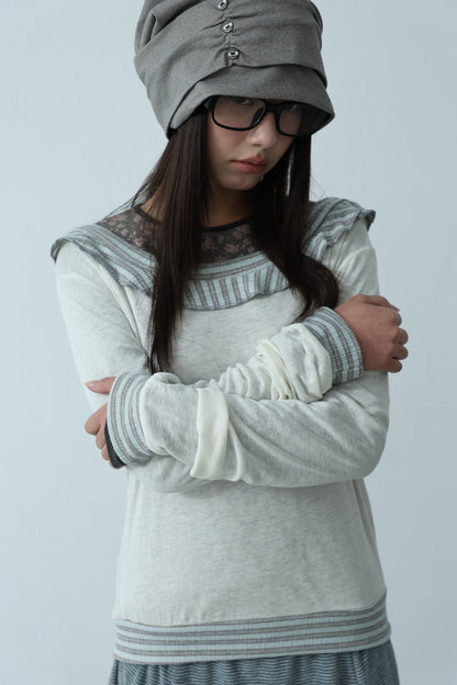 Striped Patchwork Top