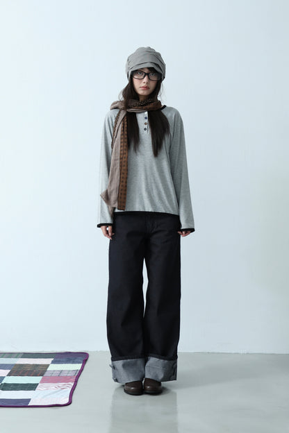 Henley Trim Basic Top