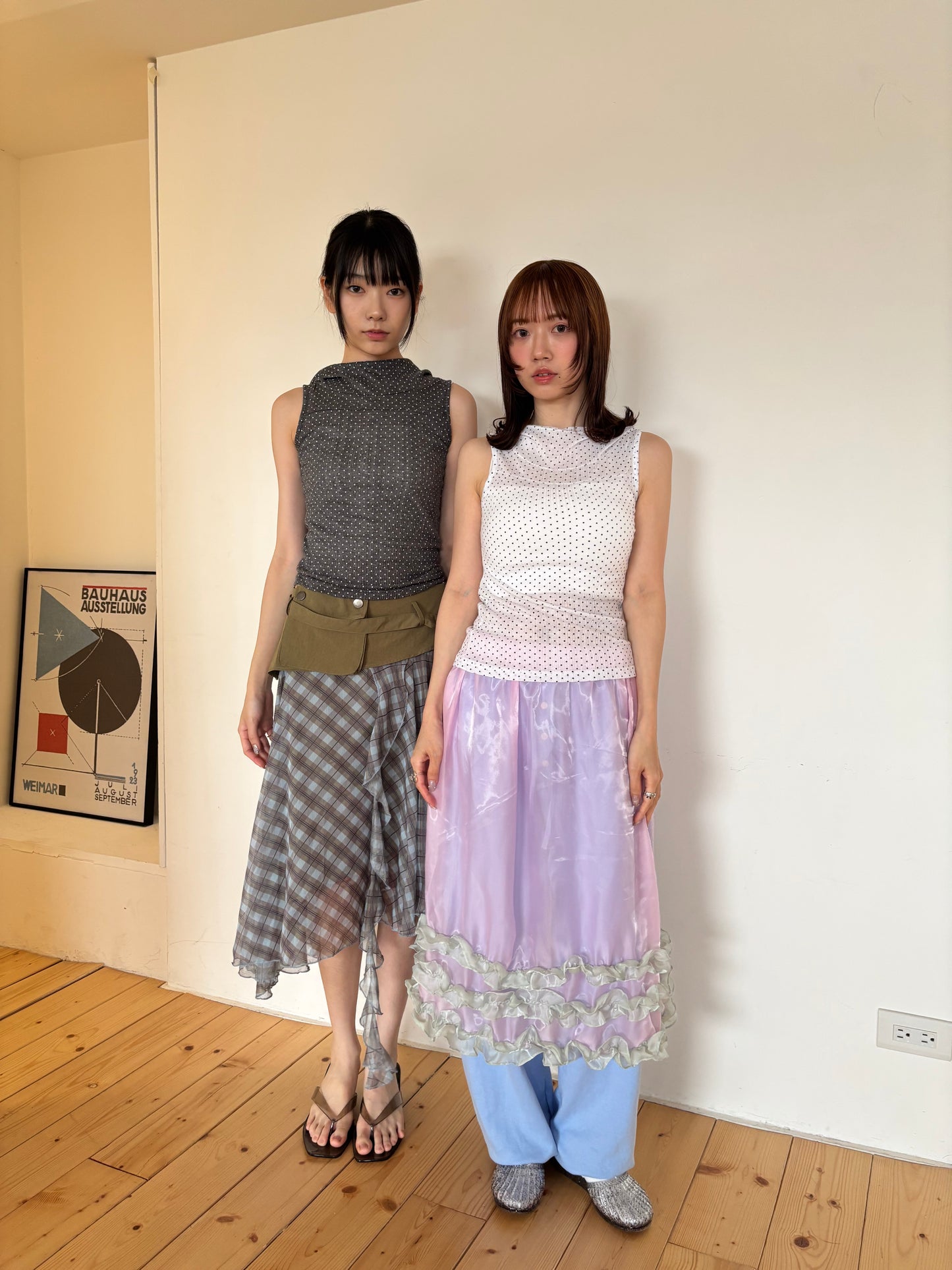 Cotton tapered trousers