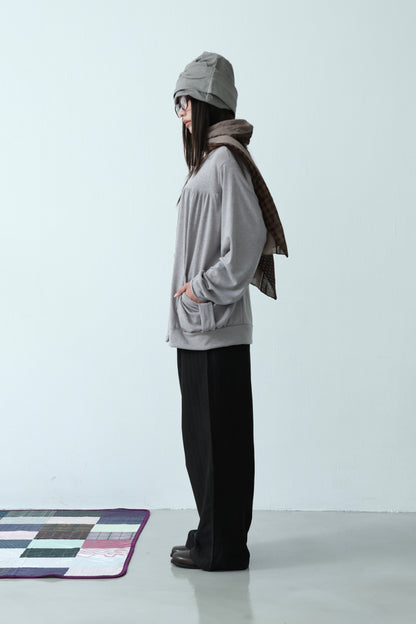 Open collar with bow and bow