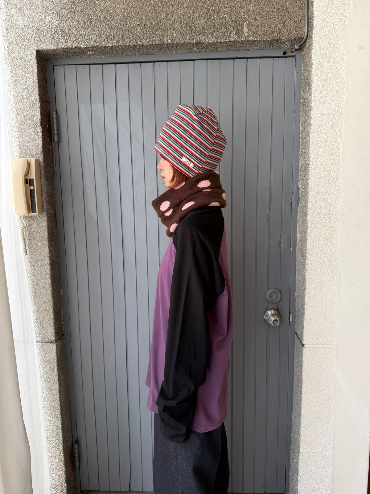 (限時折扣至10/30 23:59！）Color-blocked raglan top