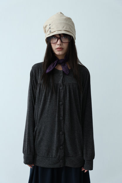 Open collar with bow and bow