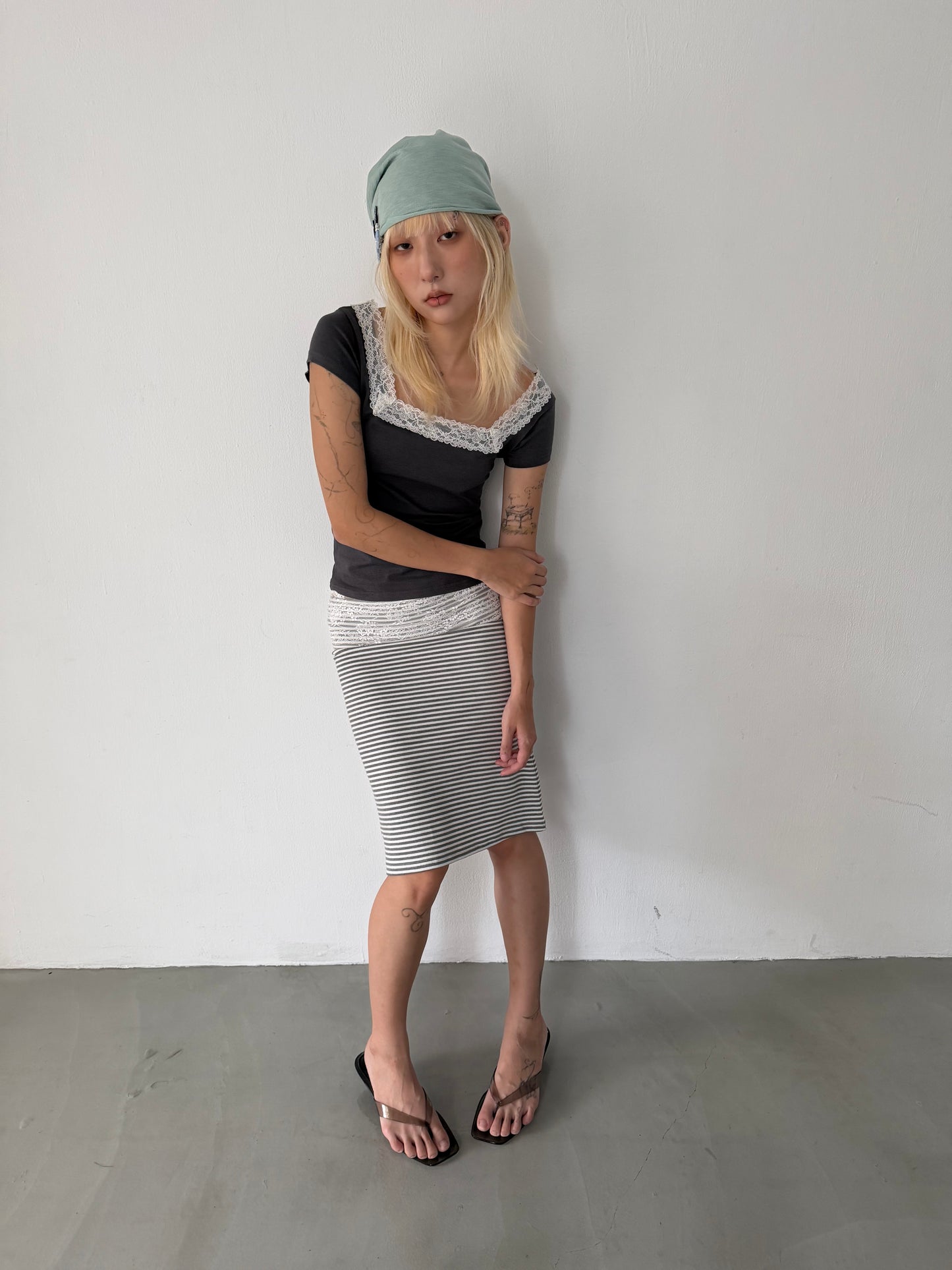 Lace Frame Tee