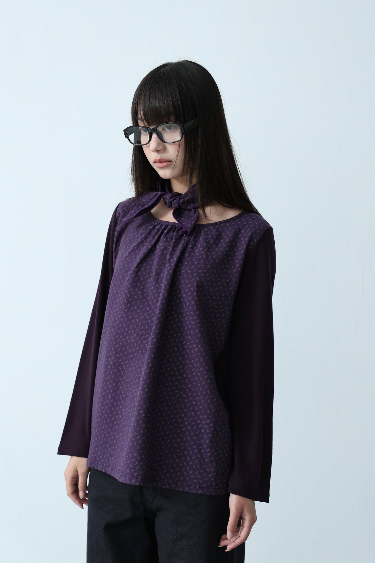 Floral Patchwork Top & Neckerchief Set