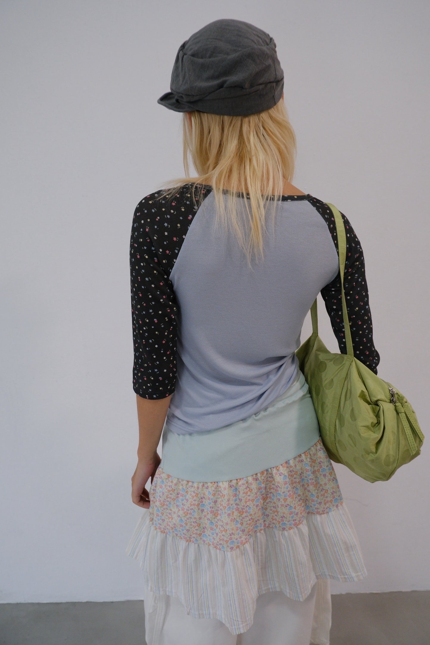 Ruched Newsboy Cap