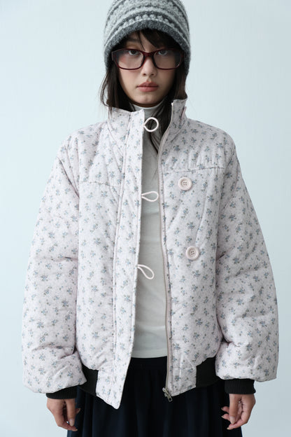 Floral Quilted Coat