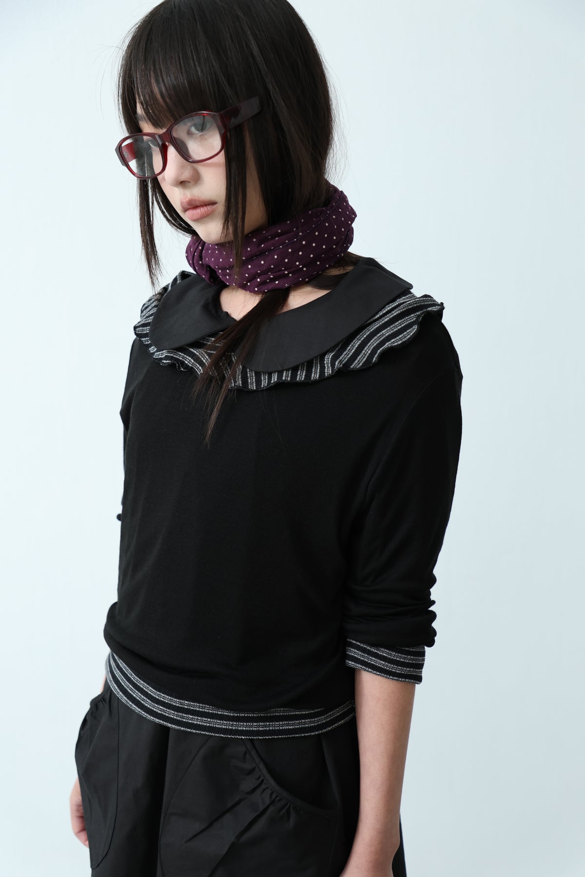 polka dot scarf