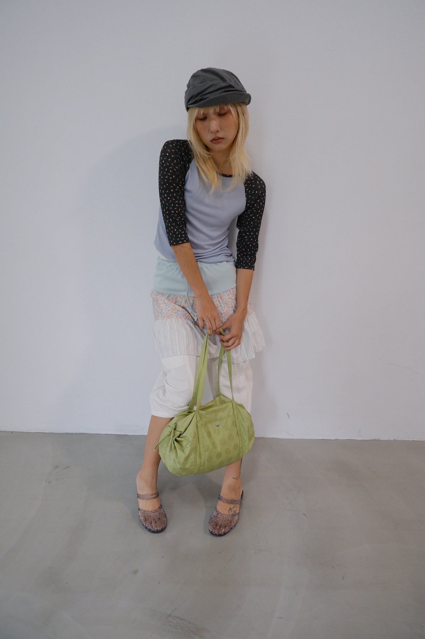Dot Jacquard Tote Bag