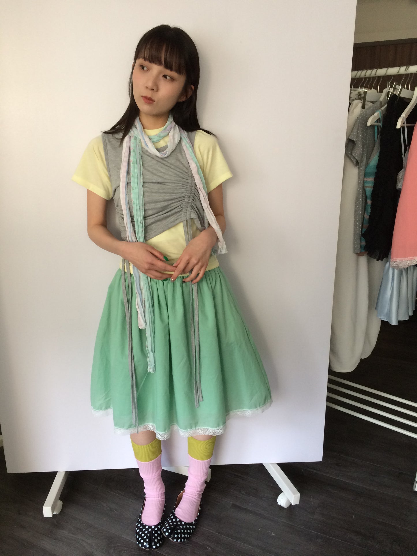 Two-piece vest top set