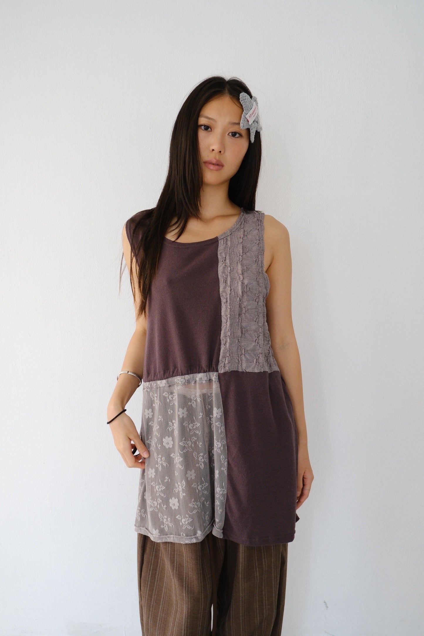 Deconstructed Lace Tank skirt