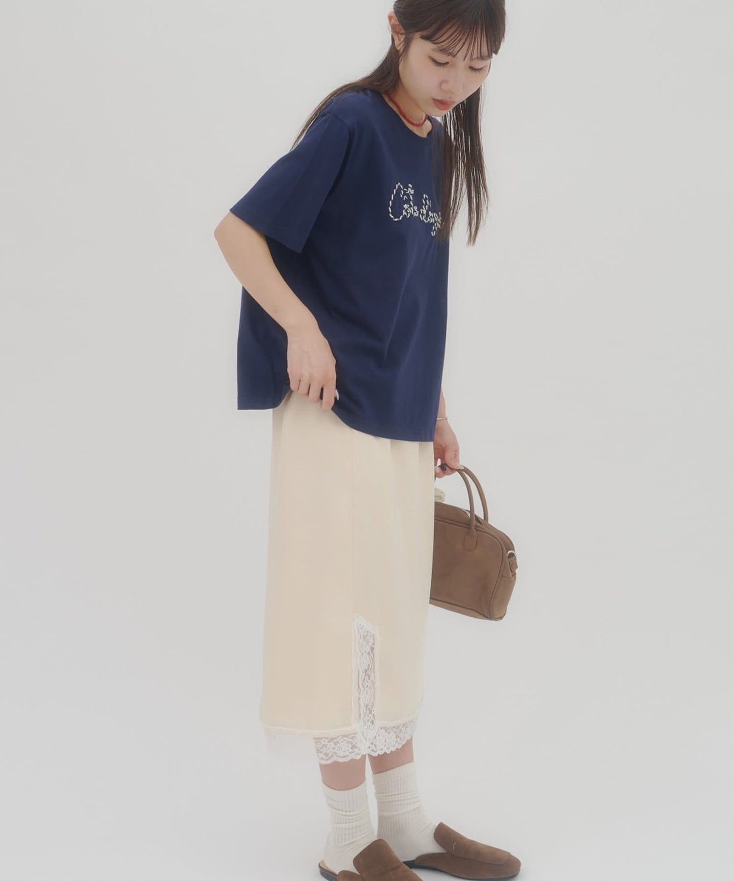 (Sale 至8/23 22:00）Discoat 緞面光澤裙