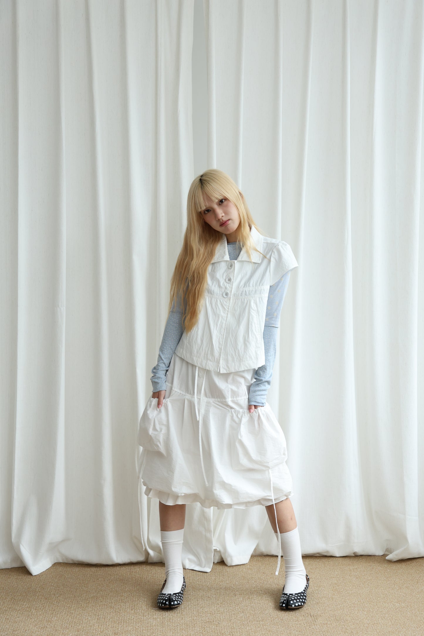 Nylon Pocket Balloon Skirt