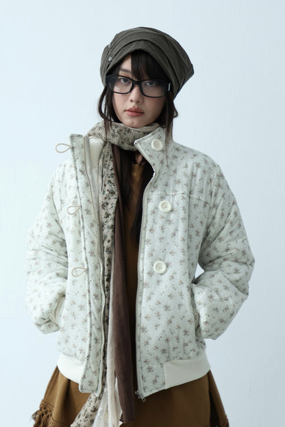 Floral Quilted Coat
