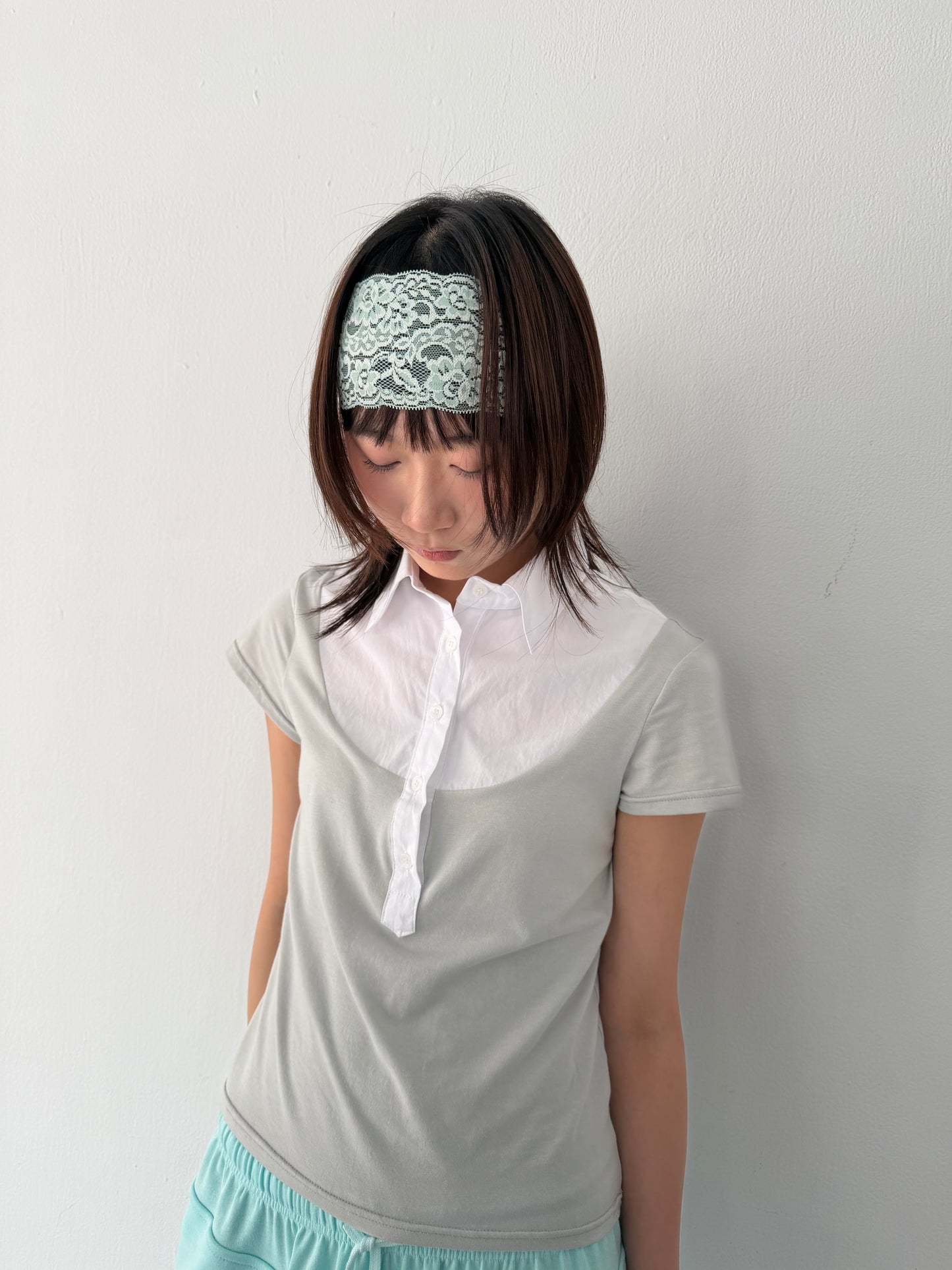 ミントレースカチューシャ