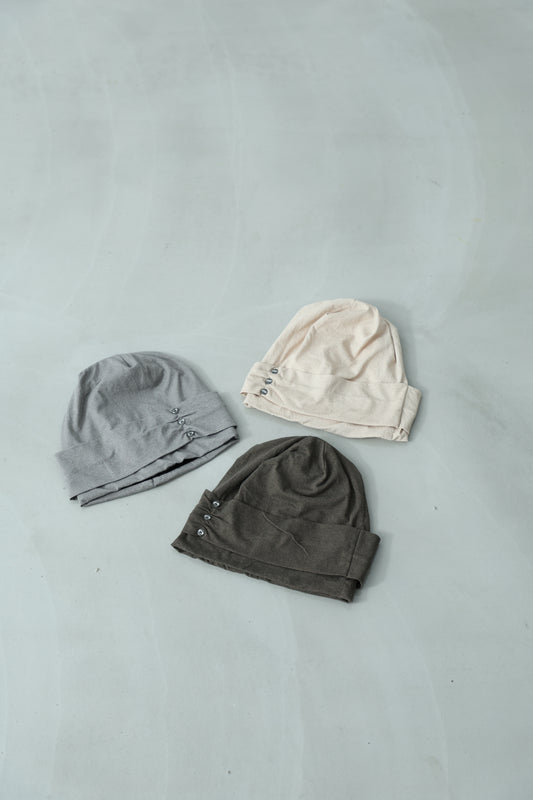 Cotton button cap