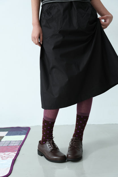 Cream Collar Pocket Dress