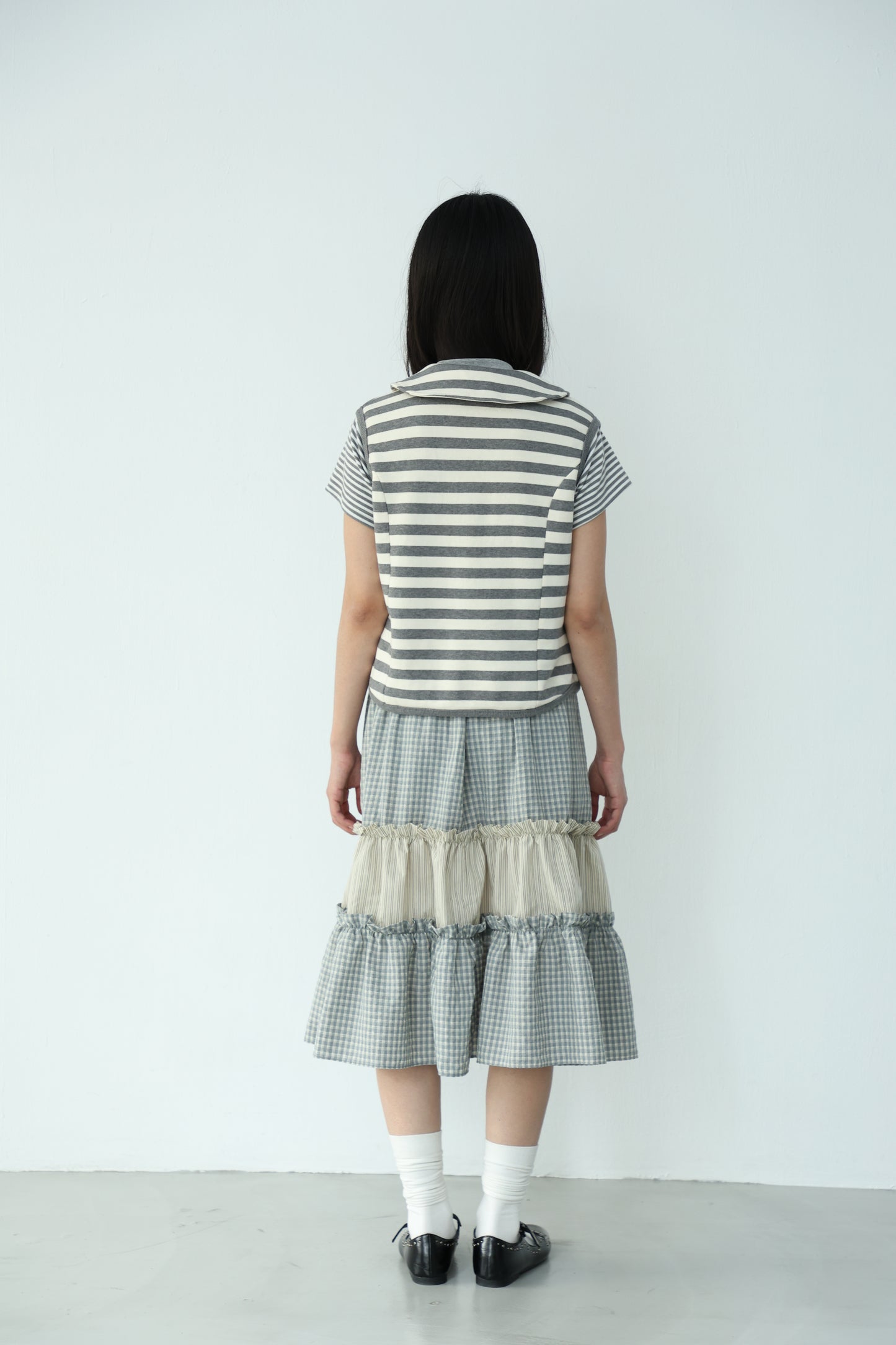 Retro mixed-media dress