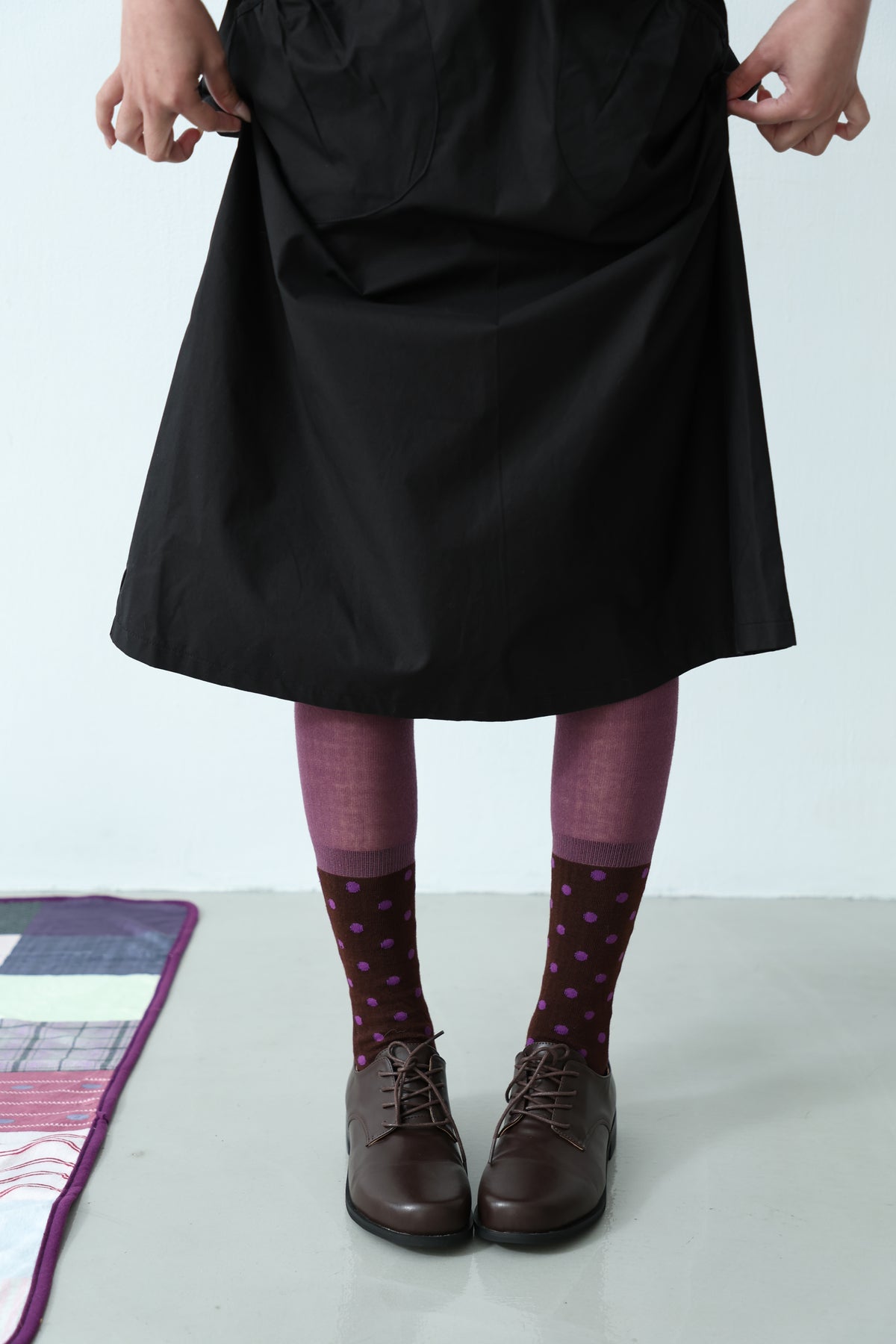 Retro polka dot stockings