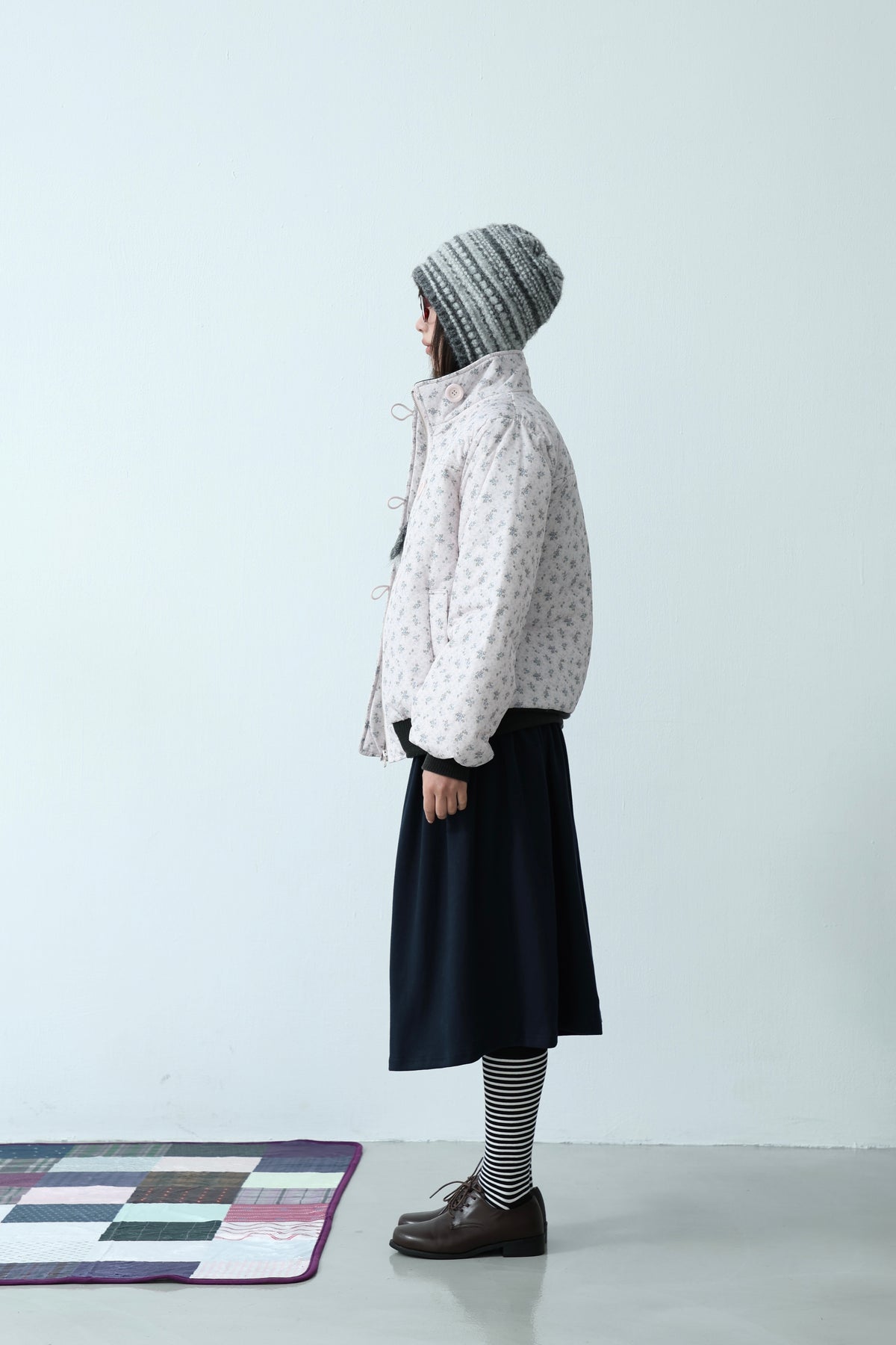 Floral Quilted Coat