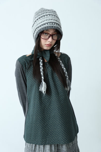 Pattern Knit Beanie