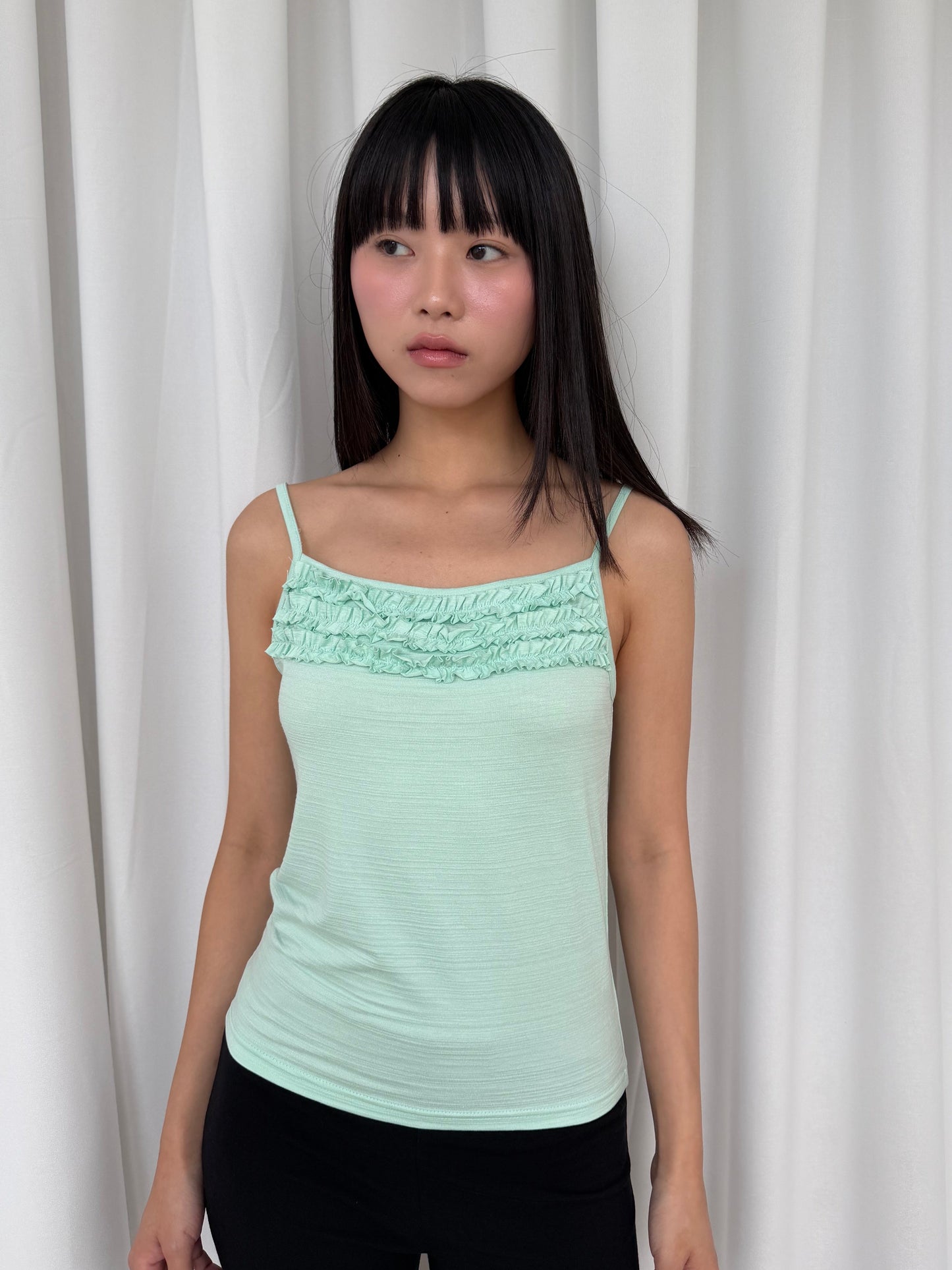Pleated Tank Top