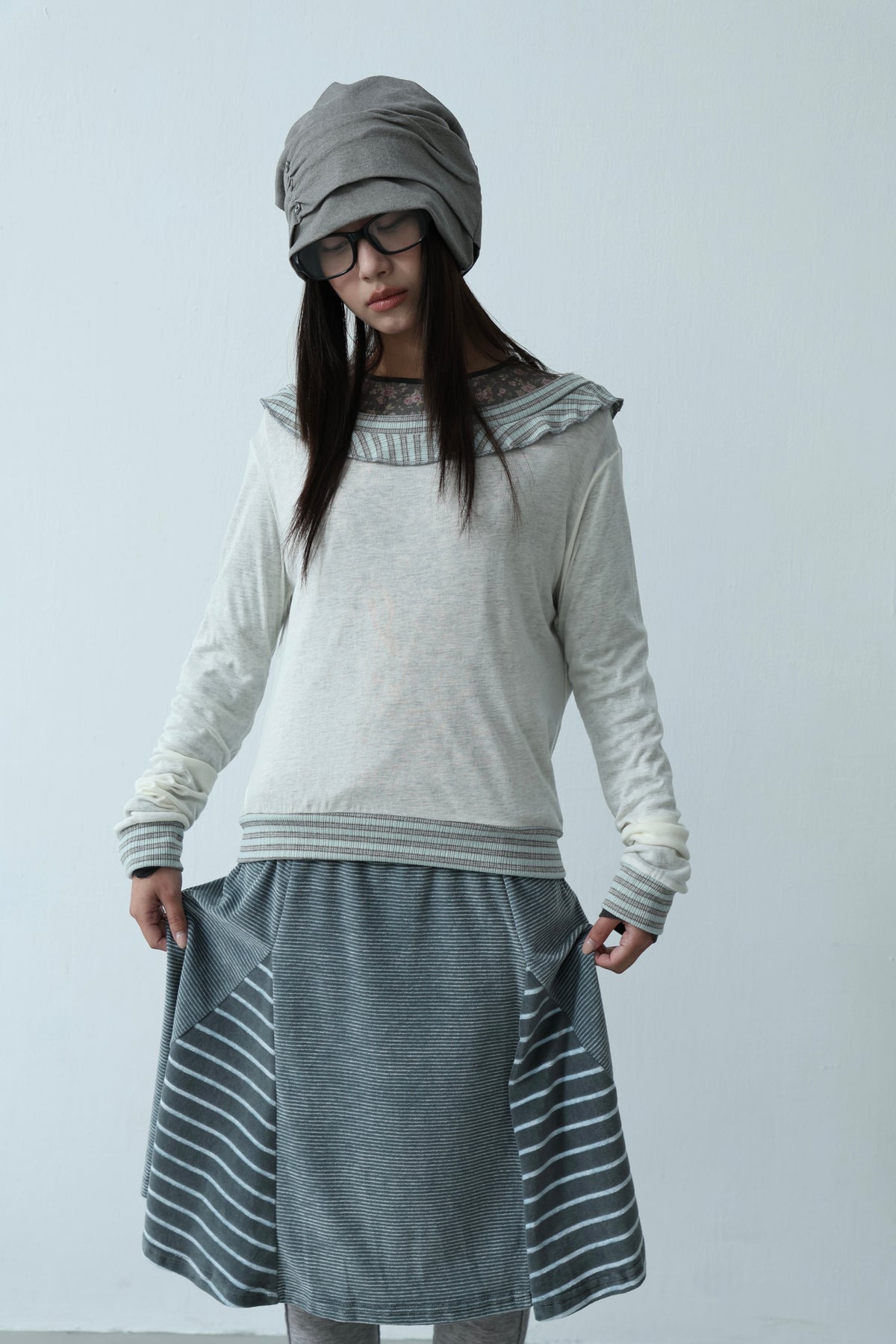 Cotton button cap