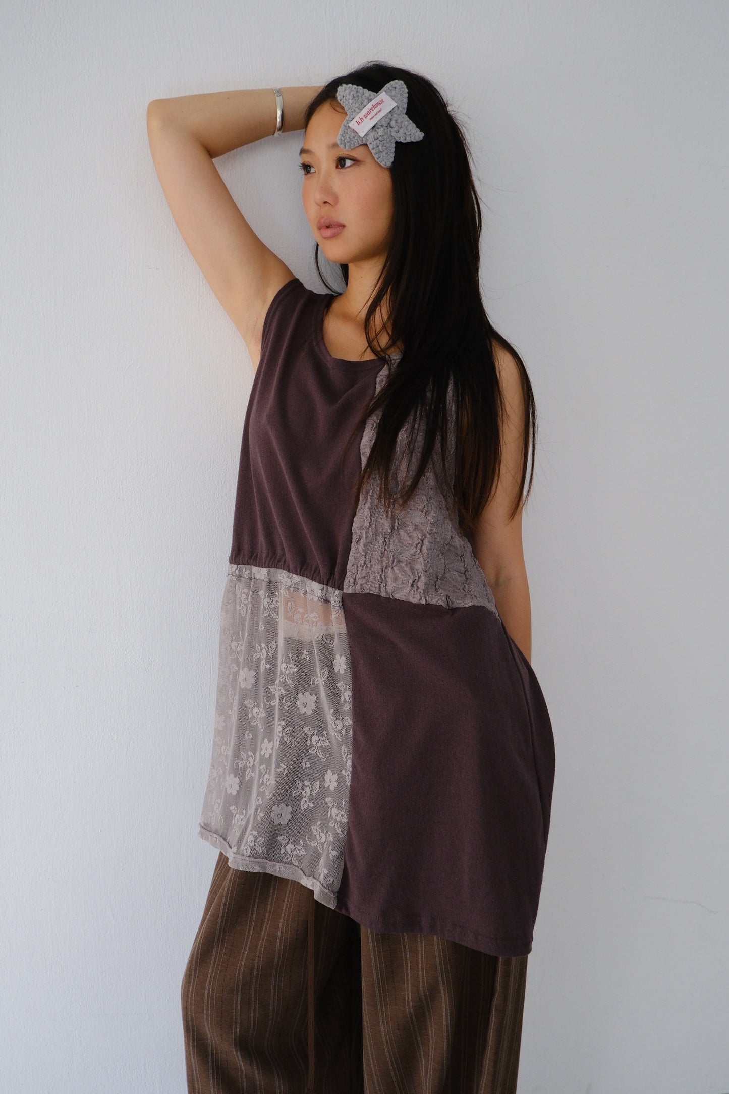 Deconstructed Lace Tank skirt