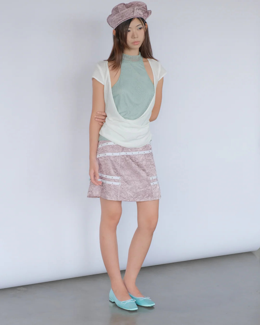 into.eight PLUM SKIRT