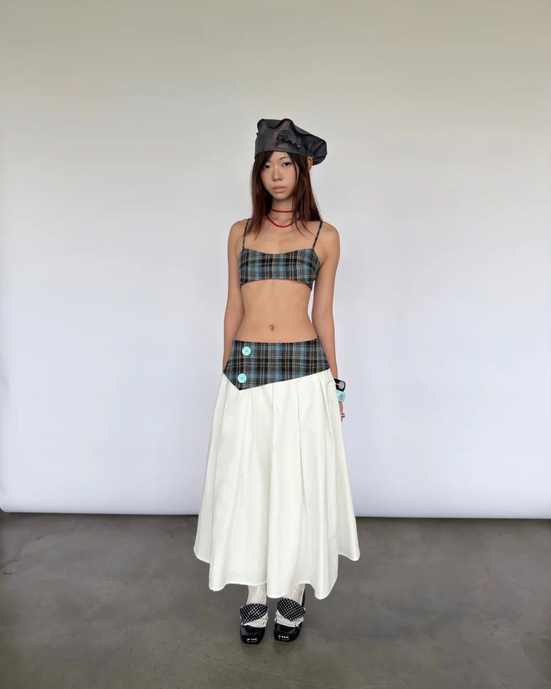 into.eight BUTTON SKIRT